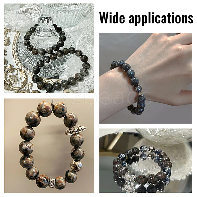 3 Strands 3 Style Natural Fluorescent Syenite Rock(Glow under UV Light) Beads Strands G-NB0005-27-1