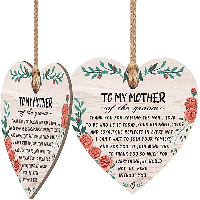 Wholesale Heart with Word Wooden Hanging Plate 