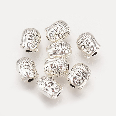 Tibetan Style Alloy Beads TIBE-Q075-53AS-LF-1