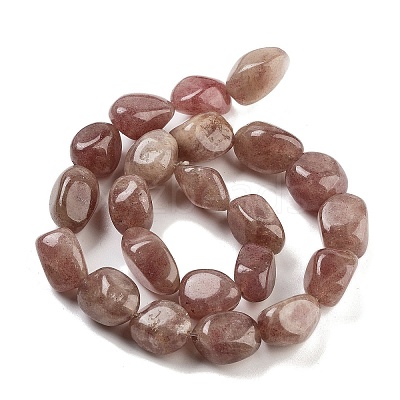Natural Strawberry Quartz Beads Strands G-Z061-A06-01-1