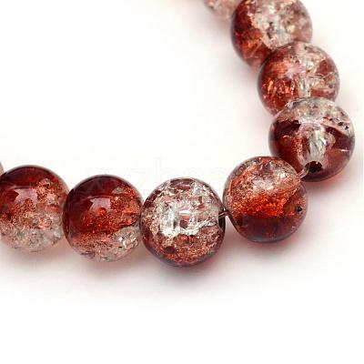 Baking Paint Crackle Glass Bead Strands CCG-S001-6mm-18-1