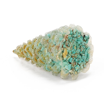 Synthetic Turquoise Home Display Decorations DJEW-I013-A05-1