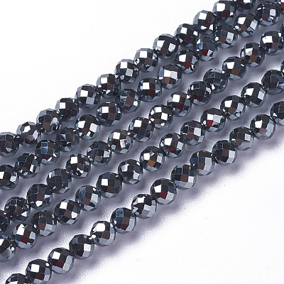 Terahertz Stone Beads Strands G-F596-37-2mm-1