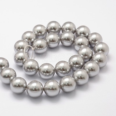 Shell Pearl Beads Strands BSHE-L026-05-10mm-1