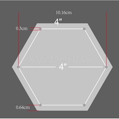 Acrylic Transparent Pressure Plate DIY-WH0158-46D-1