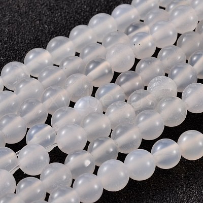 Natural White Agate Beads X-AGAT-6D-14-1