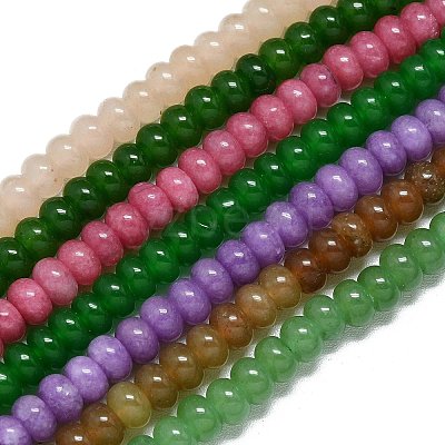 Natural Malaysia Jade Beads Strands G-B165-G01-4x6mm-01-1