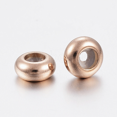202 Stainless Steel Beads STAS-F148-6mm-07RG-1
