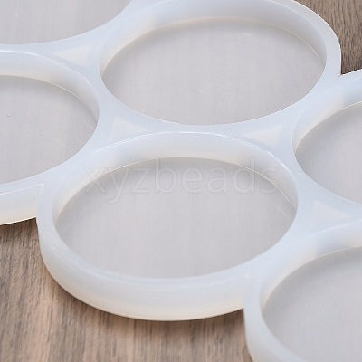 Flat Round DIY Silicone Molds DIY-A053-17D-1