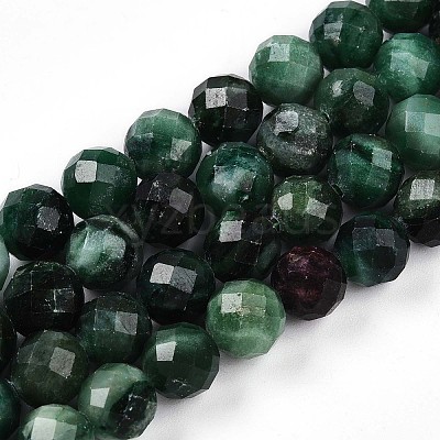 Natural Fuchsite Beads Strands G-T140-20B-1
