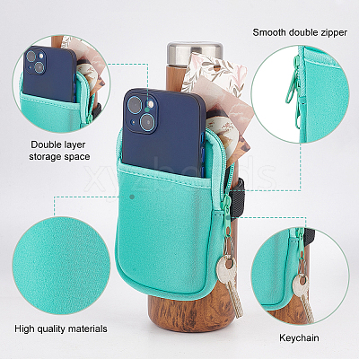 2Pcs 2 Colors Cloth Wallets for Women ABAG-OC0001-10-1