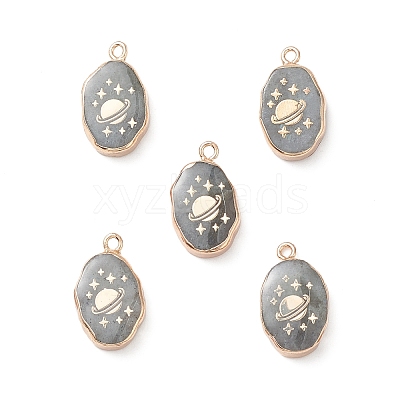 Natural Labradorite Pendants X-G-K333-01L-1