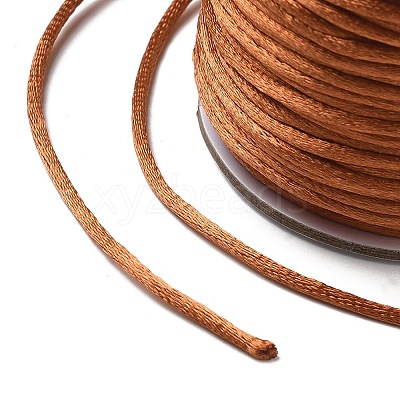 Nylon Satin Rattail Cords NWIR-A003-30-1