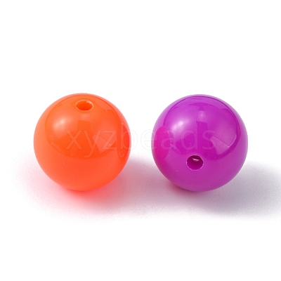 Fluorescent Acrylic Beads MACR-R517-12mm-M-1