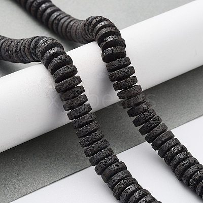 Natural Lava Rock Beads Strands G-H303-C10-1