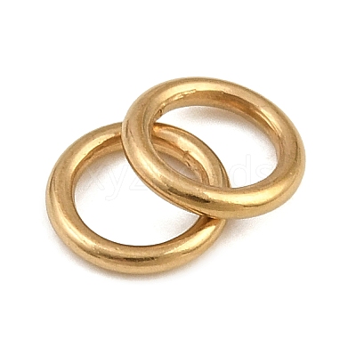 Ion Plating(IP) 304 Stainless Steel Closed Jump Rings STAS-G393-06G-03-1