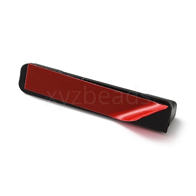 Plastic Adhesive Back Bar Pins with Platinum Iron Pins KY-D025-01B-03-1