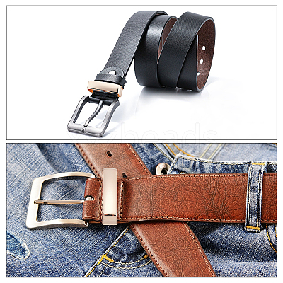 1 Set Alloy Belt Buckle Loop DIY-GF0005-80LG-1