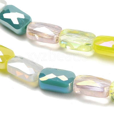 Electroplate Glass Beads Strands EGLA-P068-01A-01-1