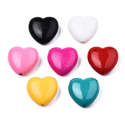 Opaque Acrylic Beads SACR-N006-04-1