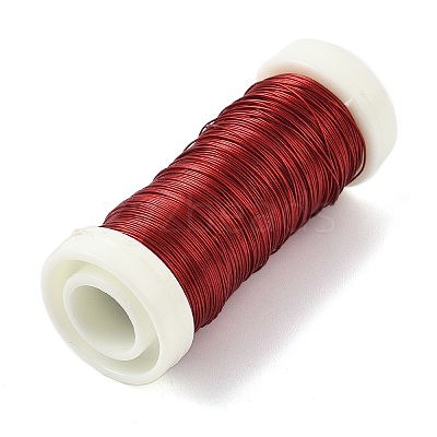 6 Rolls 6 Colors Baking Paint Iron Wire MW-K001-0.3mm-1