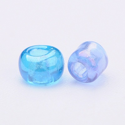 8/0 Round Glass Seed Beads SEED-US0003-3mm-TR-1