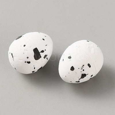 Easter Foam Eggs Figurines Ornaments DJEW-WH0016-56-1