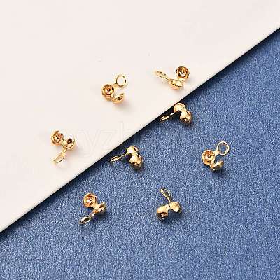Brass Bead Tips X-KK-F824-033G-1