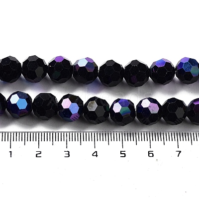 Opaque Glass Beads Strands EGLA-A035-P10mm-L18-1