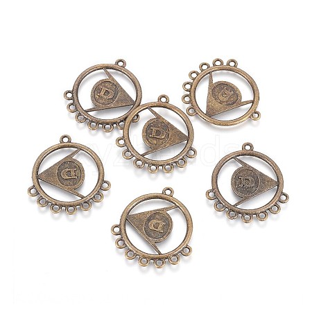 Tibetan Style Alloy Chandelier Components Links TIBE-L003-043AB-NF-1