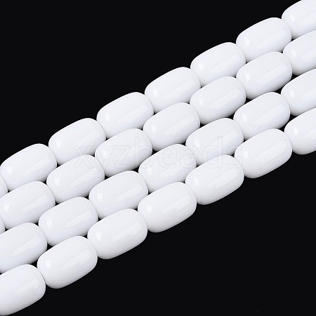 Opaque Glass Beads Strands GLAA-T028-14P-A01-1