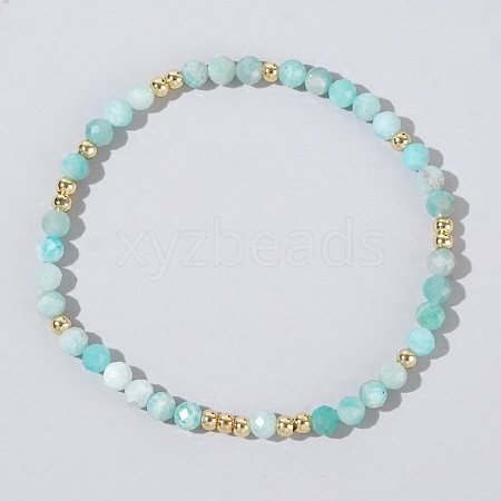 Natural Stone Bead Stretch  Bracelets for Women CE2200-3-1