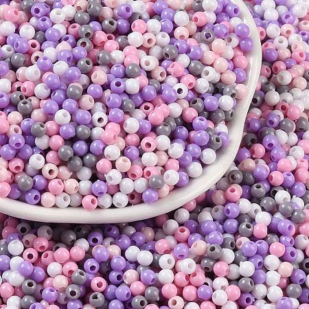 Opaque Acrylic Beads OACR-H118-07A-03-1