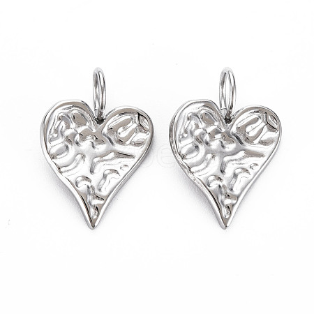 Non-Tarnish 304 Stainless Steel Pendants STAS-N097-118P-NR-1