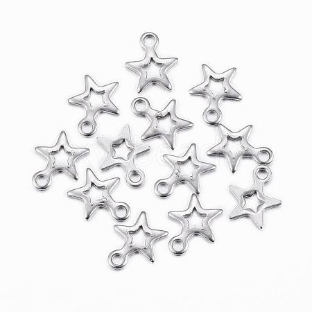 Tarnish Resistant 304 Stainless Steel Charms STAS-H392-01P-1