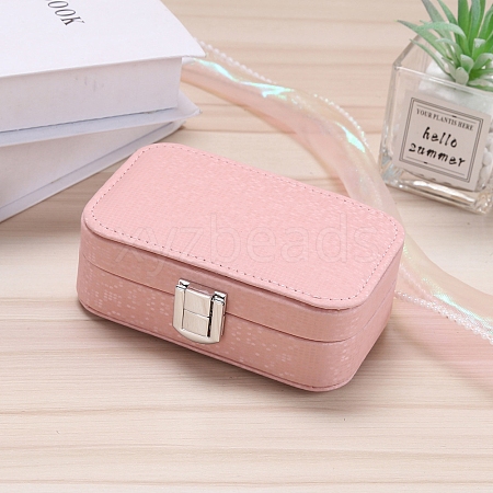 PU Imitation Leather Jewelry Organizer Box PW-WG9A0FD-05-1