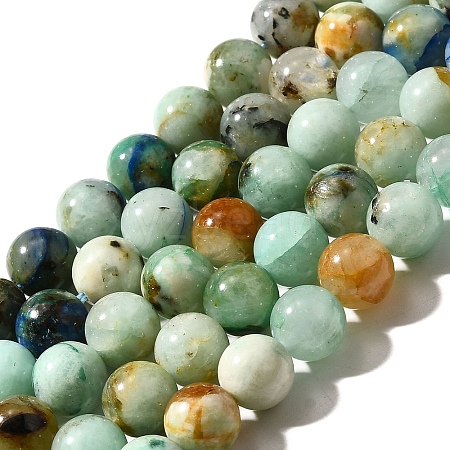 Natural Chrysocolla Beads Strands G-F784-A01-01-1