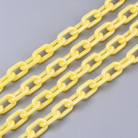 Acrylic Opaque Cable Chains PACR-N009-002I-1