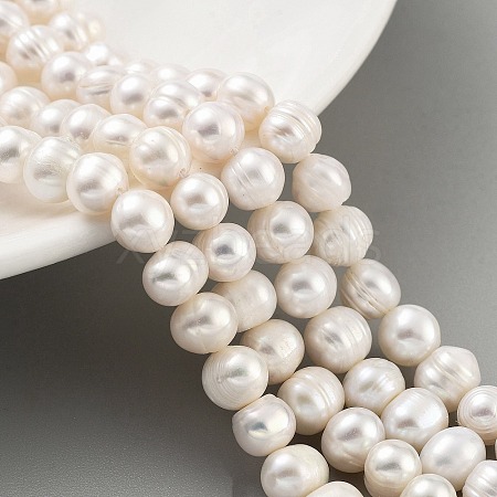 Natural Cultured Freshwater Pearl Beads Strands PEAR-C003-09A-1