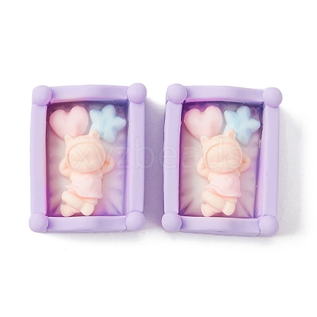 Opaque Resin Cabochons LS-RESI-Z001-13B-1