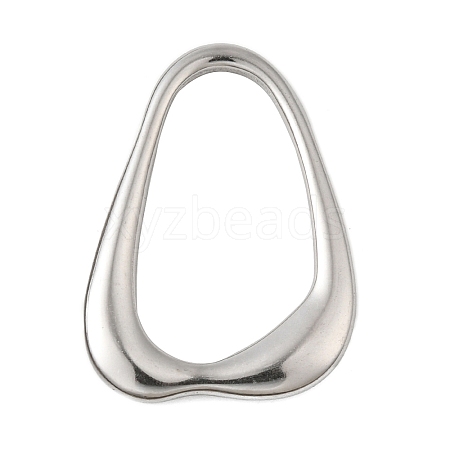 304 Stainless Steel Pendants STAS-V012-02P-1