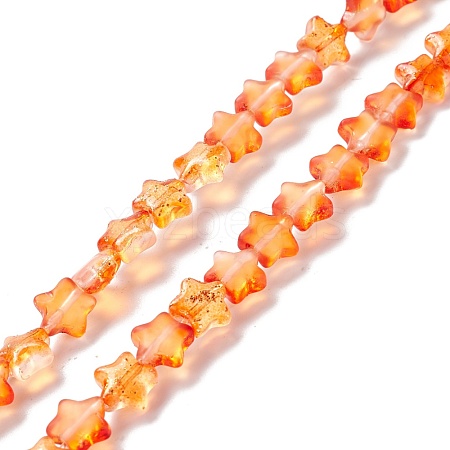 Transparent Glass Beads Strand GLAA-F112-04F-1