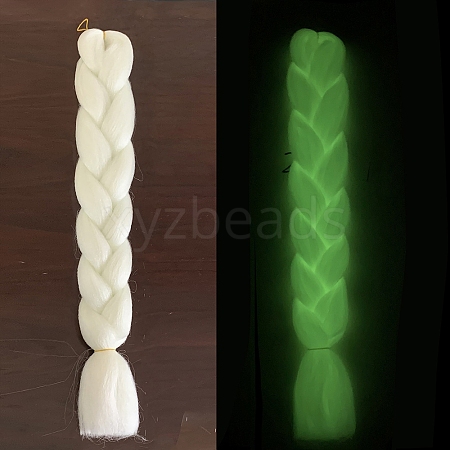 Luminous High Temperature Fiber Long Braids Wig Hair PW-WG01FBE-01-1