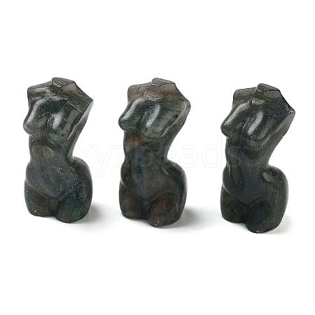 Natural Labradorite Carved Sexy Lady Model Figurines G-C152-13-1