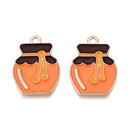 Thanksgiving Day Theme Alloy Enamel Pendants X1-ENAM-T020-35G-1