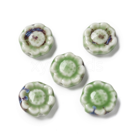 Handmade Porcelain Beads PORC-L080-G08-1