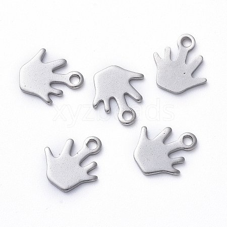 304 Stainless Steel Charms STAS-E466-23P-1
