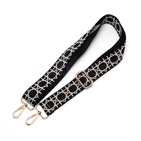 Adjustable Polyester Geometric Pattern Bag Straps FIND-WH0001-28A-1