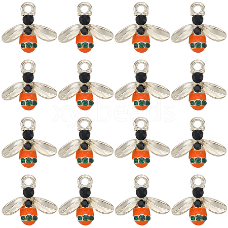 SUNNYCLUE 40Pcs Alloy Enamel Pendants FIND-SC0007-62-1