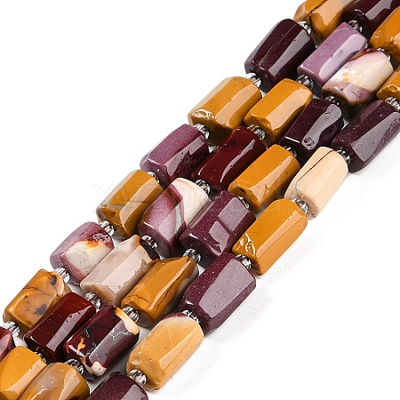 Natural Mookaite Beads Strands G-M403-B13-02-1